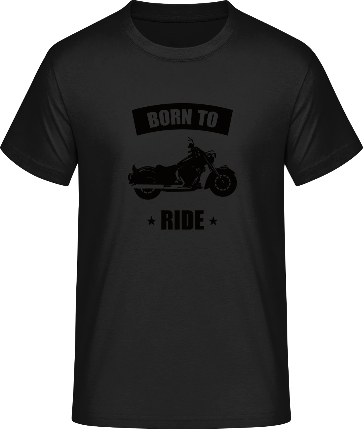 Born To Ride Motorbikes - Front_Schwarz