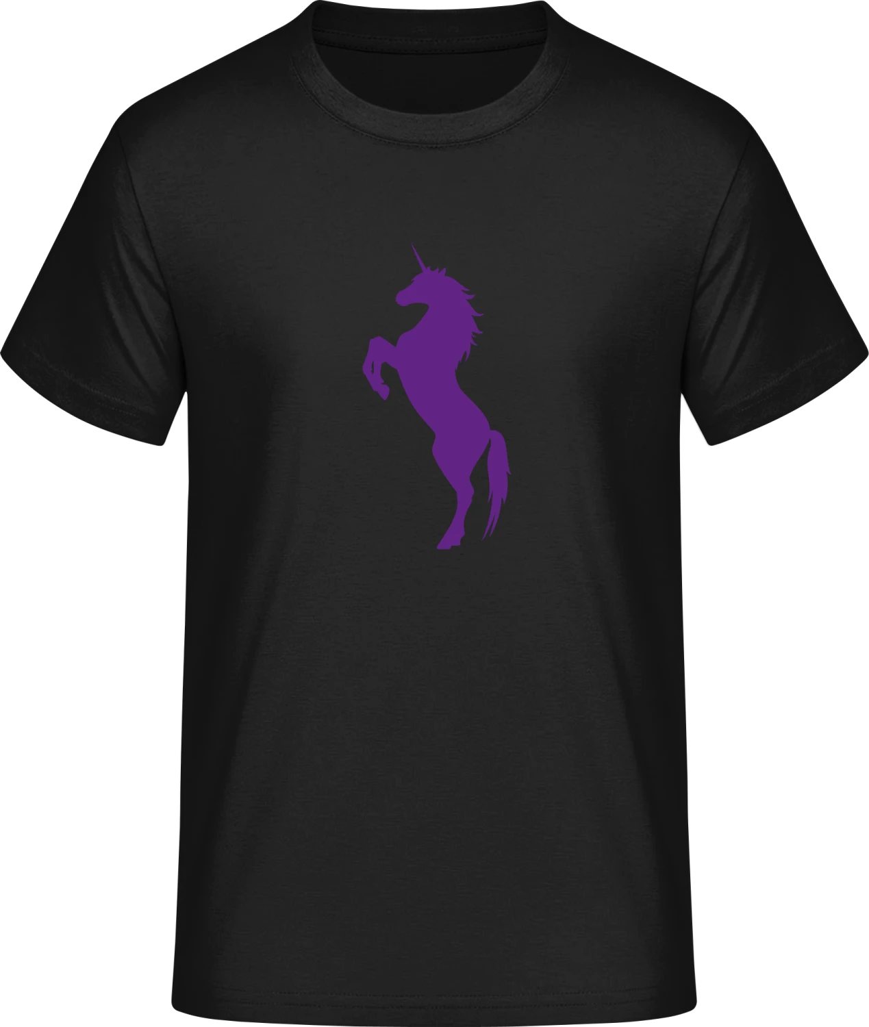 Wild Unicorn Silhouette - Front_Schwarz