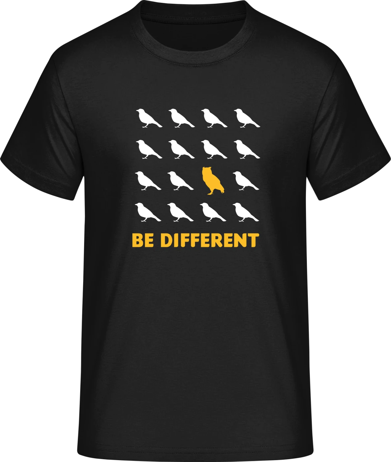 Be Different Owl - Front_Schwarz