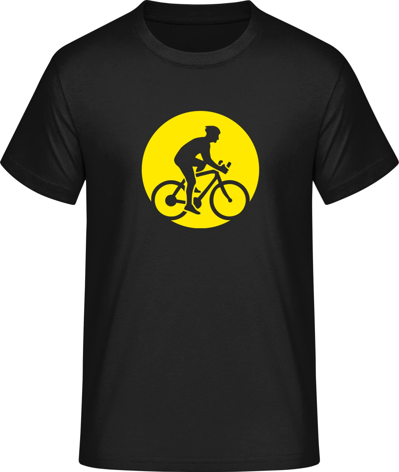 Bicycle Biker In The Moon - Front_Schwarz