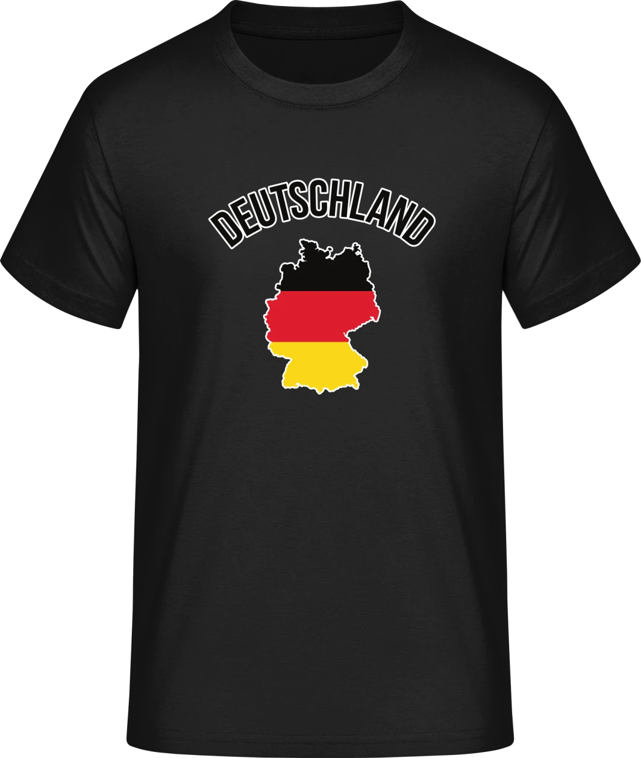 Deutschland Map - Front_Schwarz