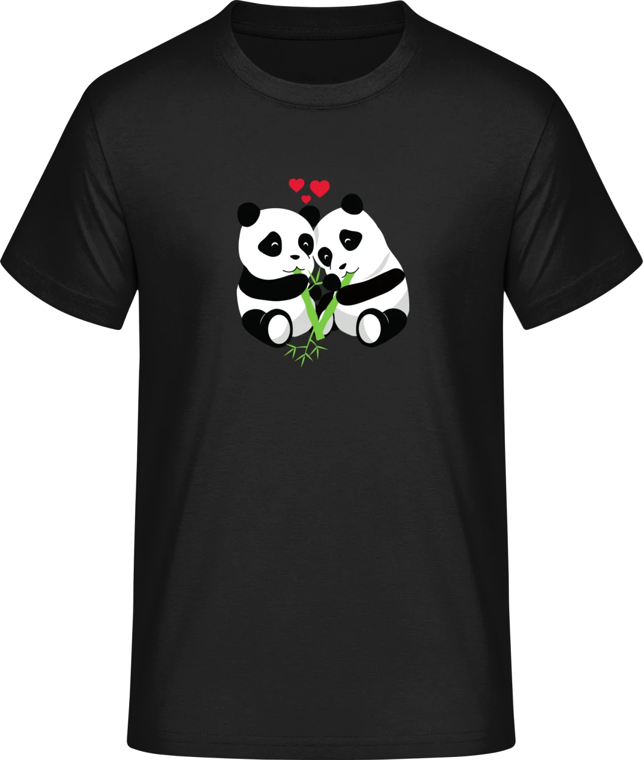 Panda Love - Front_Schwarz