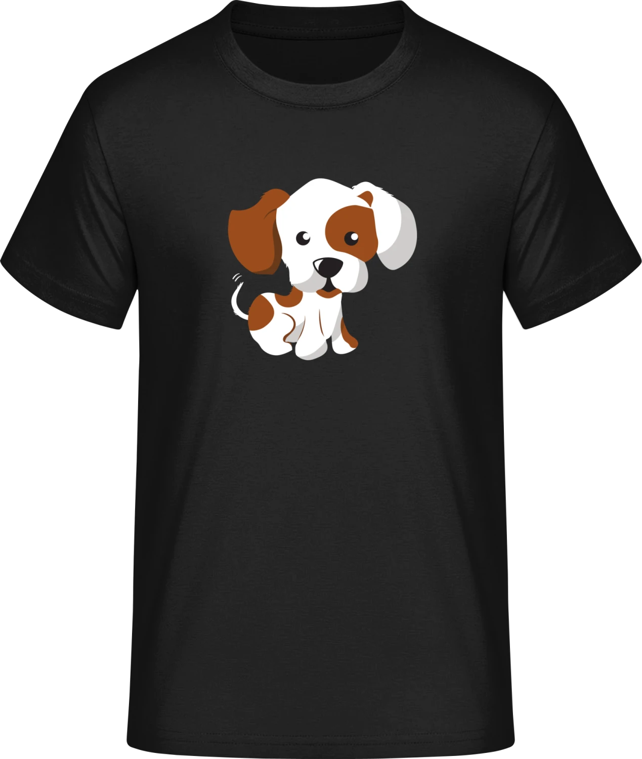 Little Dog Illustration - Front_Schwarz