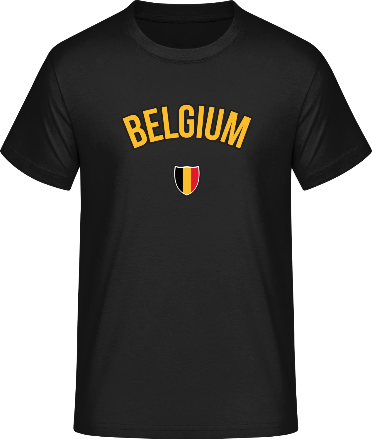 BELGIUM Football Fan - Front_Schwarz