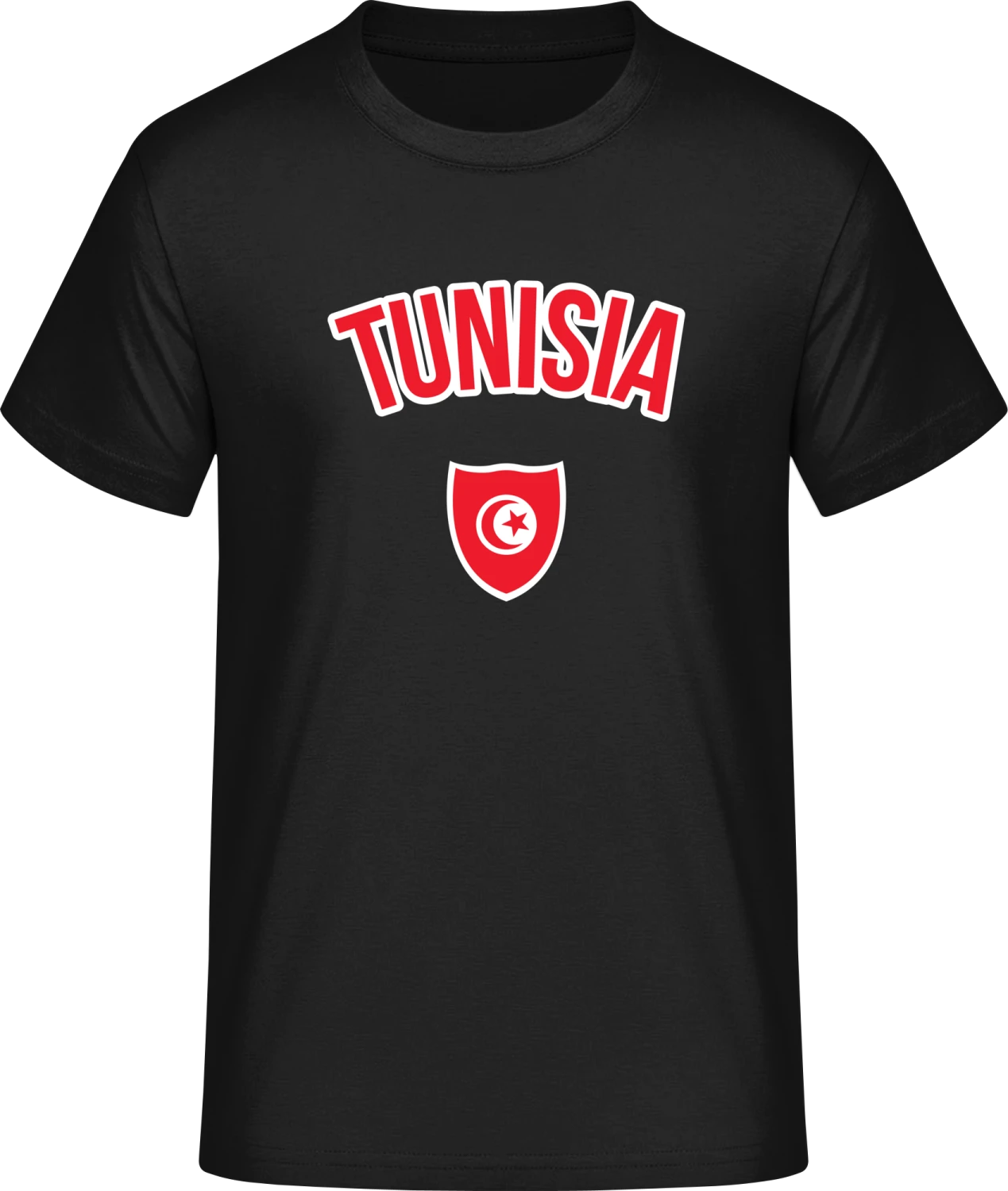 TUNISIA Fan - Front_Schwarz