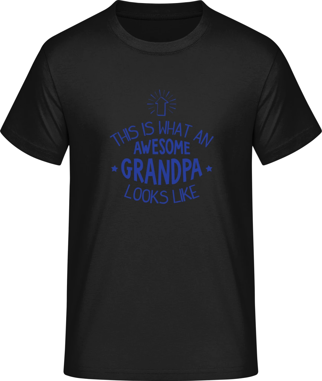 This Is What An Awesome Grandpa Looks Like - Front_Schwarz