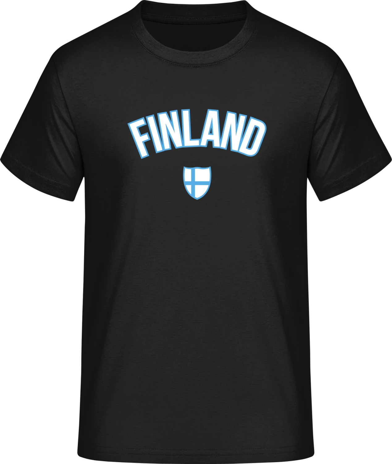 FINLAND Fan - Front_Schwarz