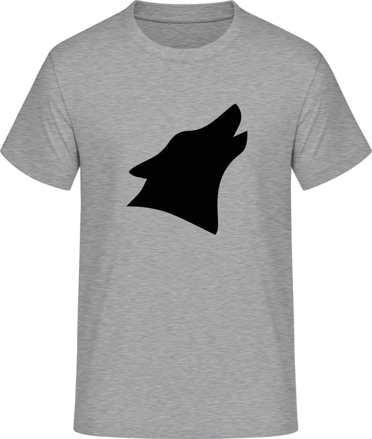 Wolf Silhouette - Front_Sport Grey