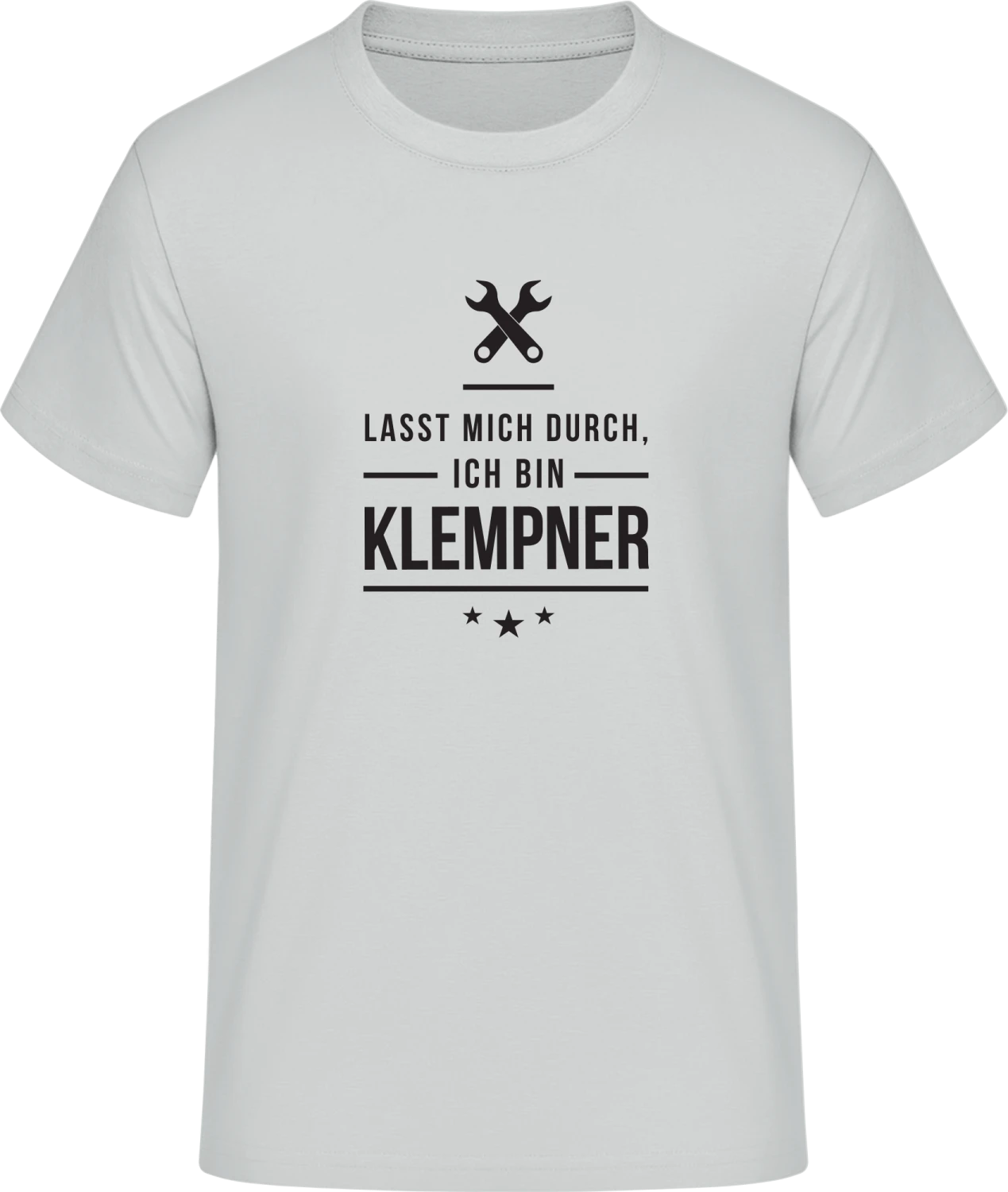 Lasst mich durch ich bin Klempner - Front_Pacific grey