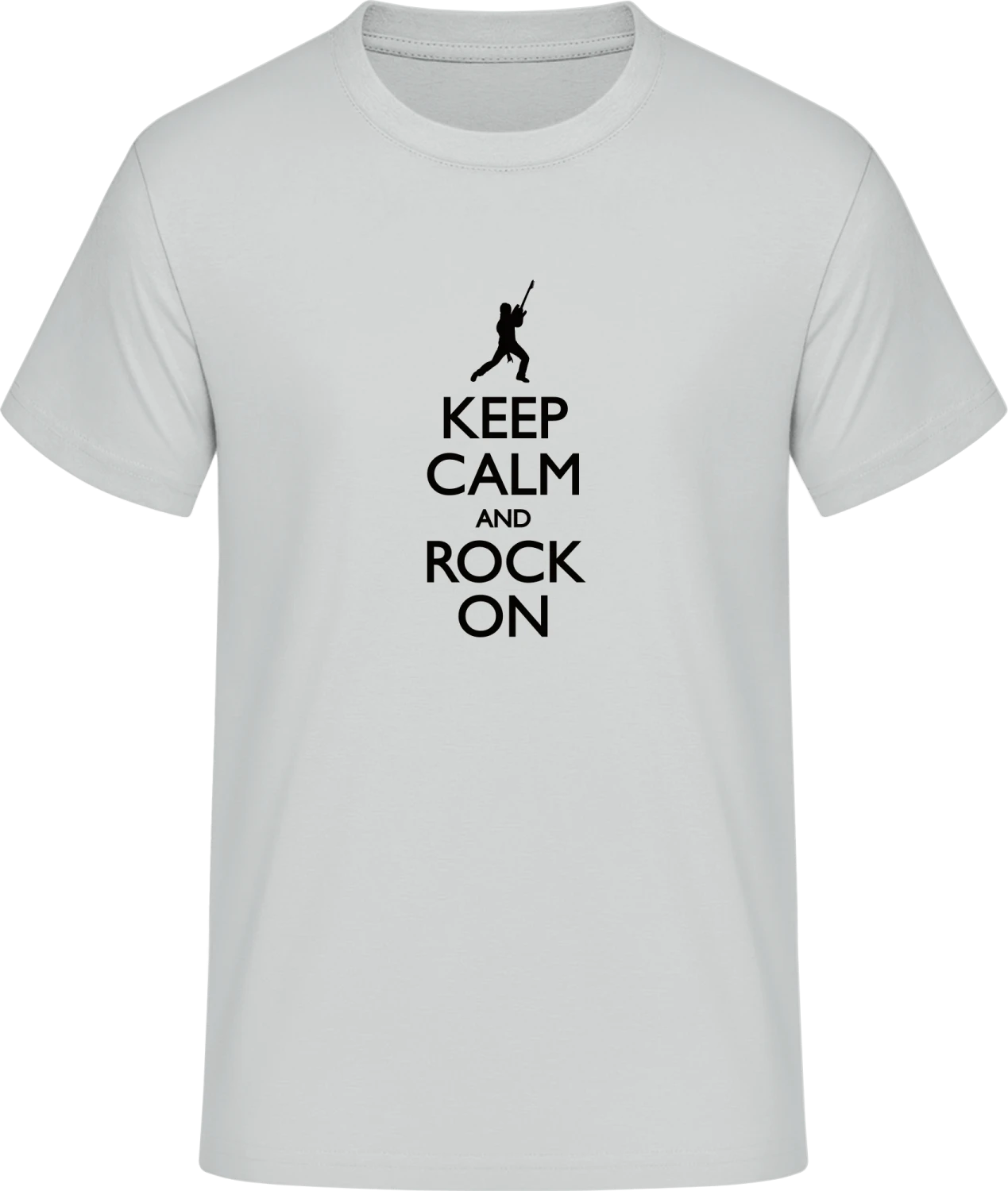 Keep Calm and Rock on - Front_Pacific grey