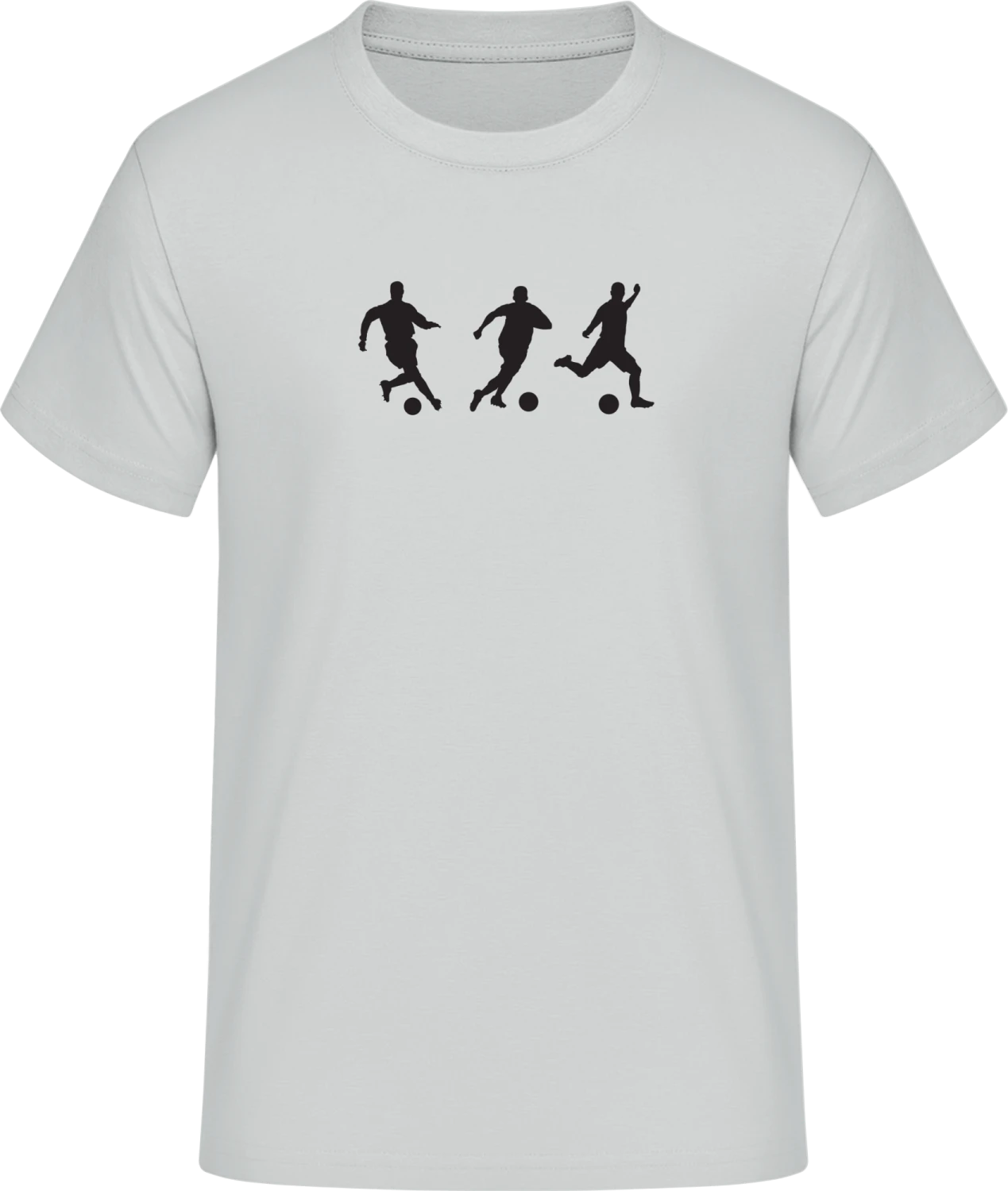 Soccer Players Silhouette - Front_Pacific grey