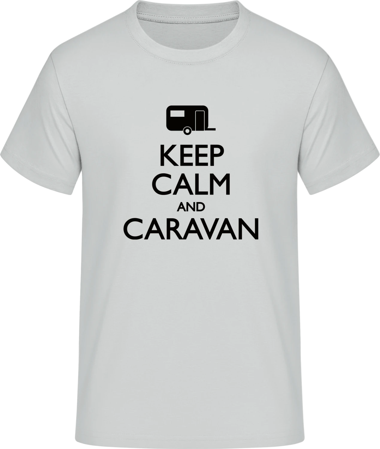 Keep Calm Caravan - Front_Pacific grey