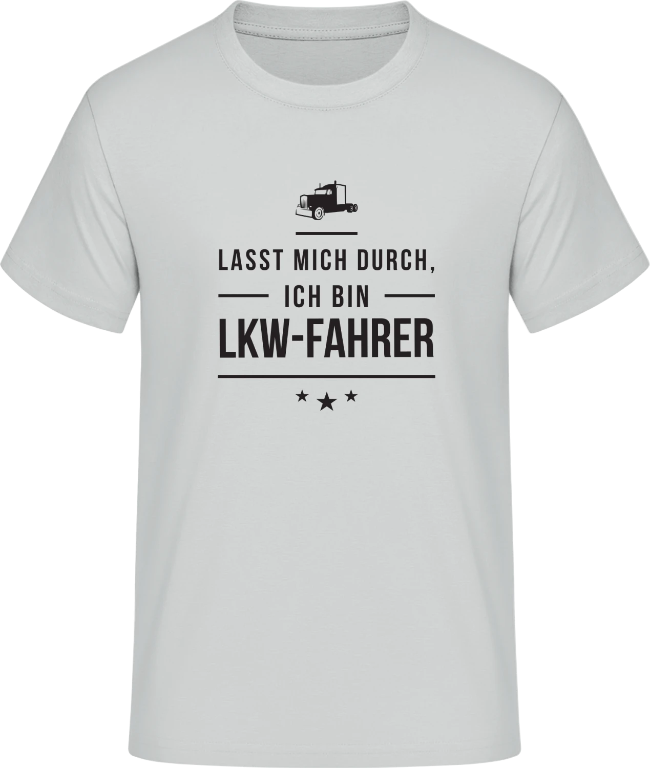 Lasst mich durch ich bin LKW Fahrer - Front_Pacific grey