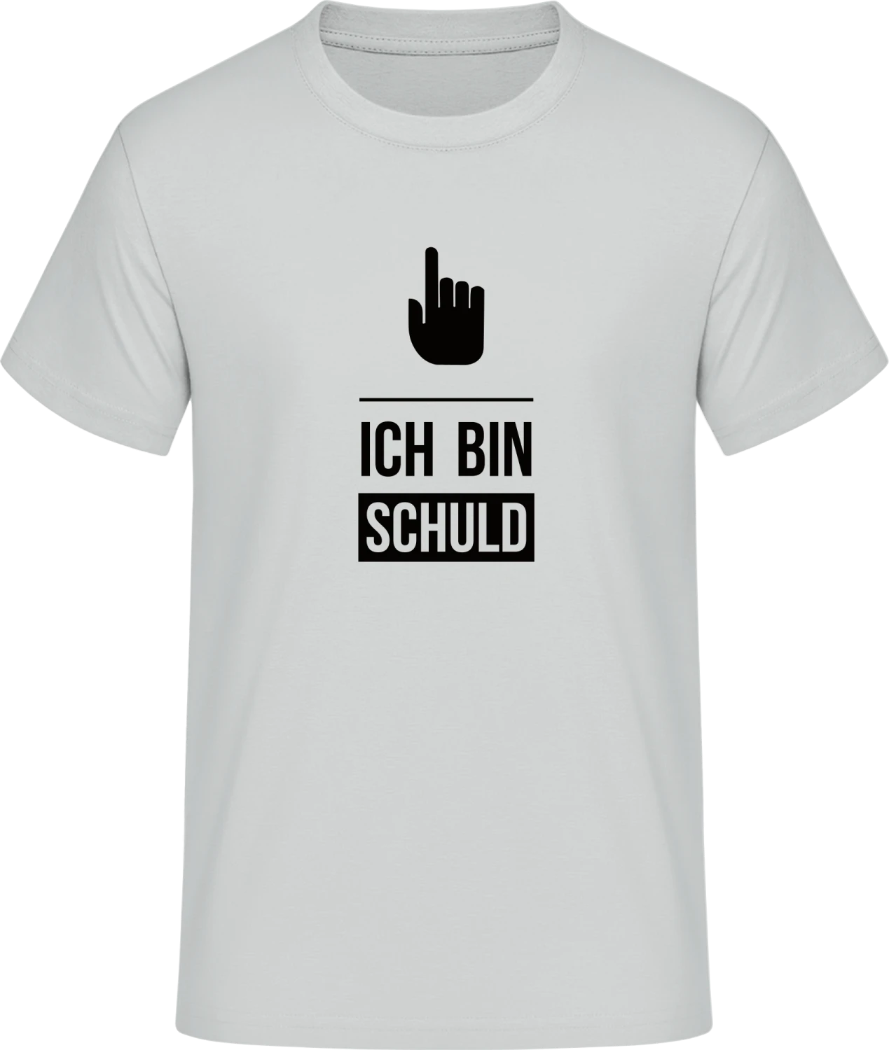 Ich bin schuld Zeigefinger - Front_Pacific grey