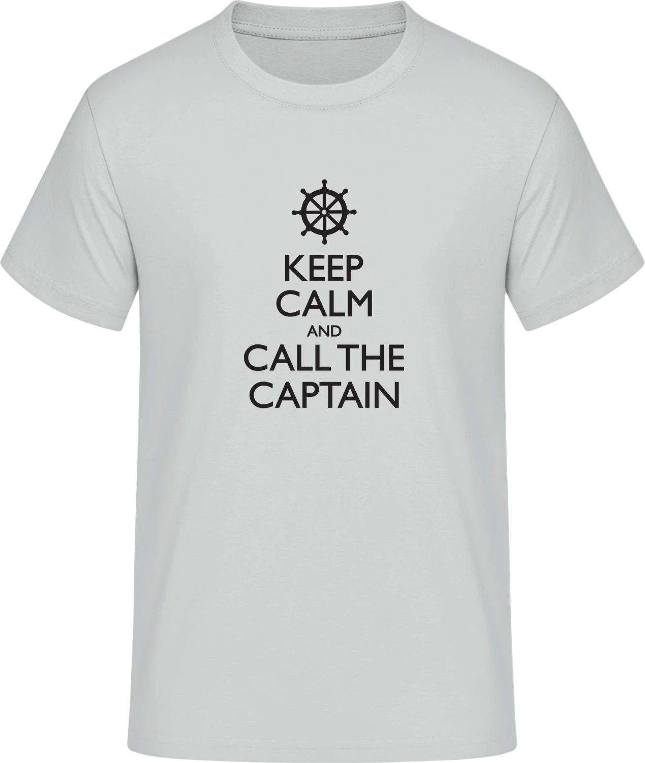 Keep Calm And Call The Captain - Front_Pacific grey