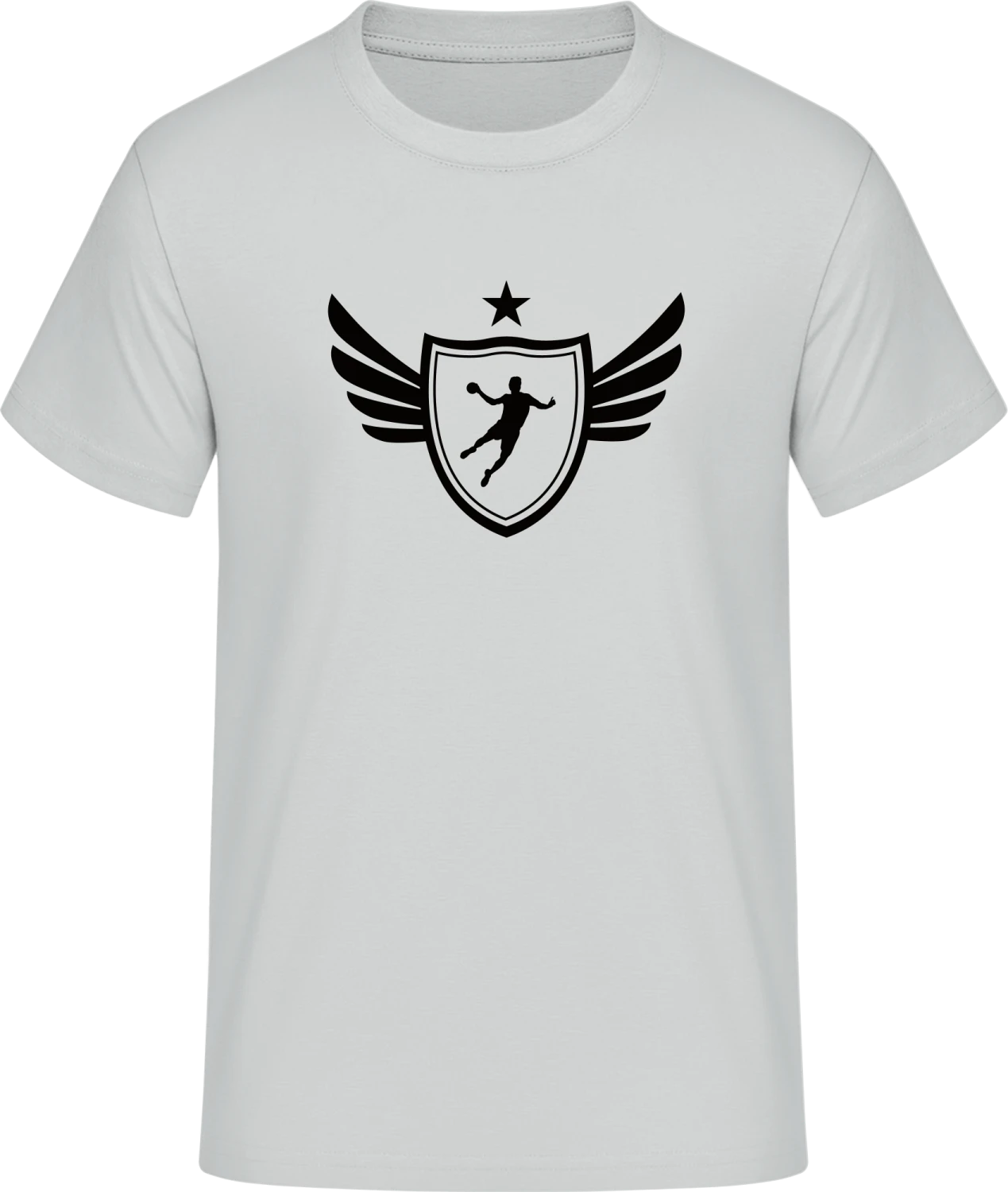 Handball Star Player Winged - Front_Pacific grey