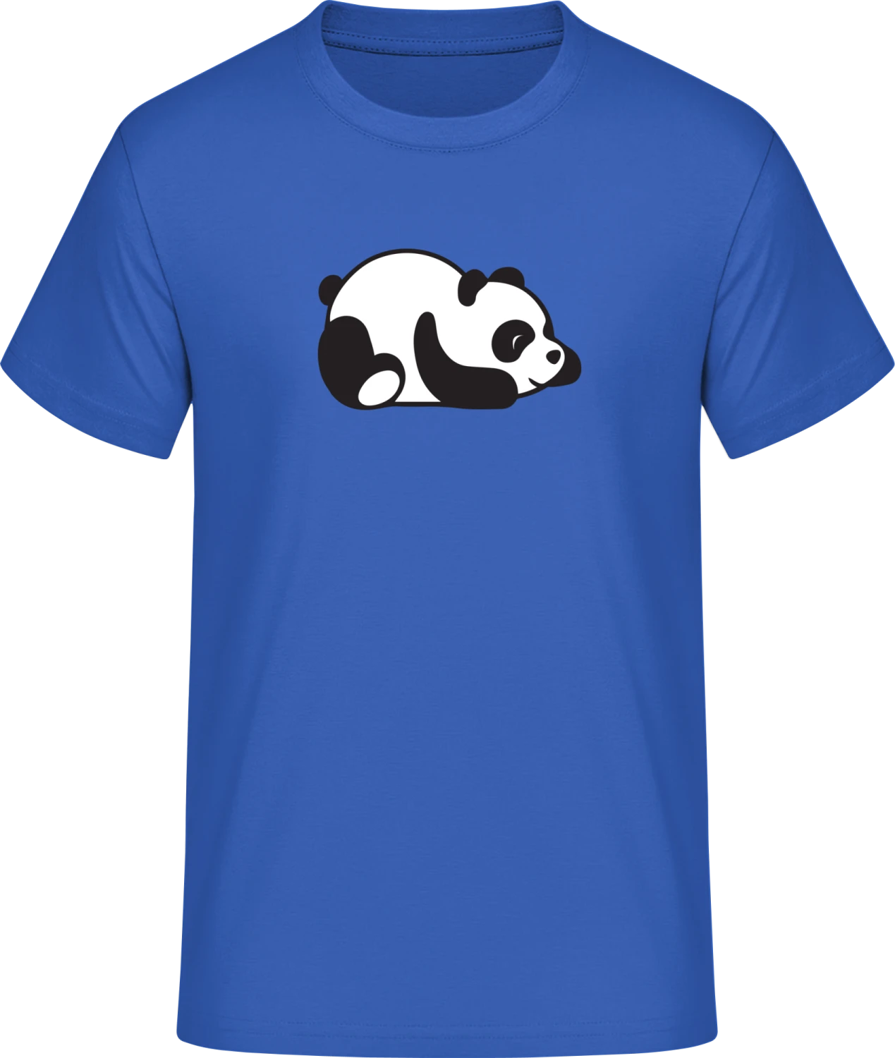 Cute Sleeping Panda - Front_Royalblau (1)