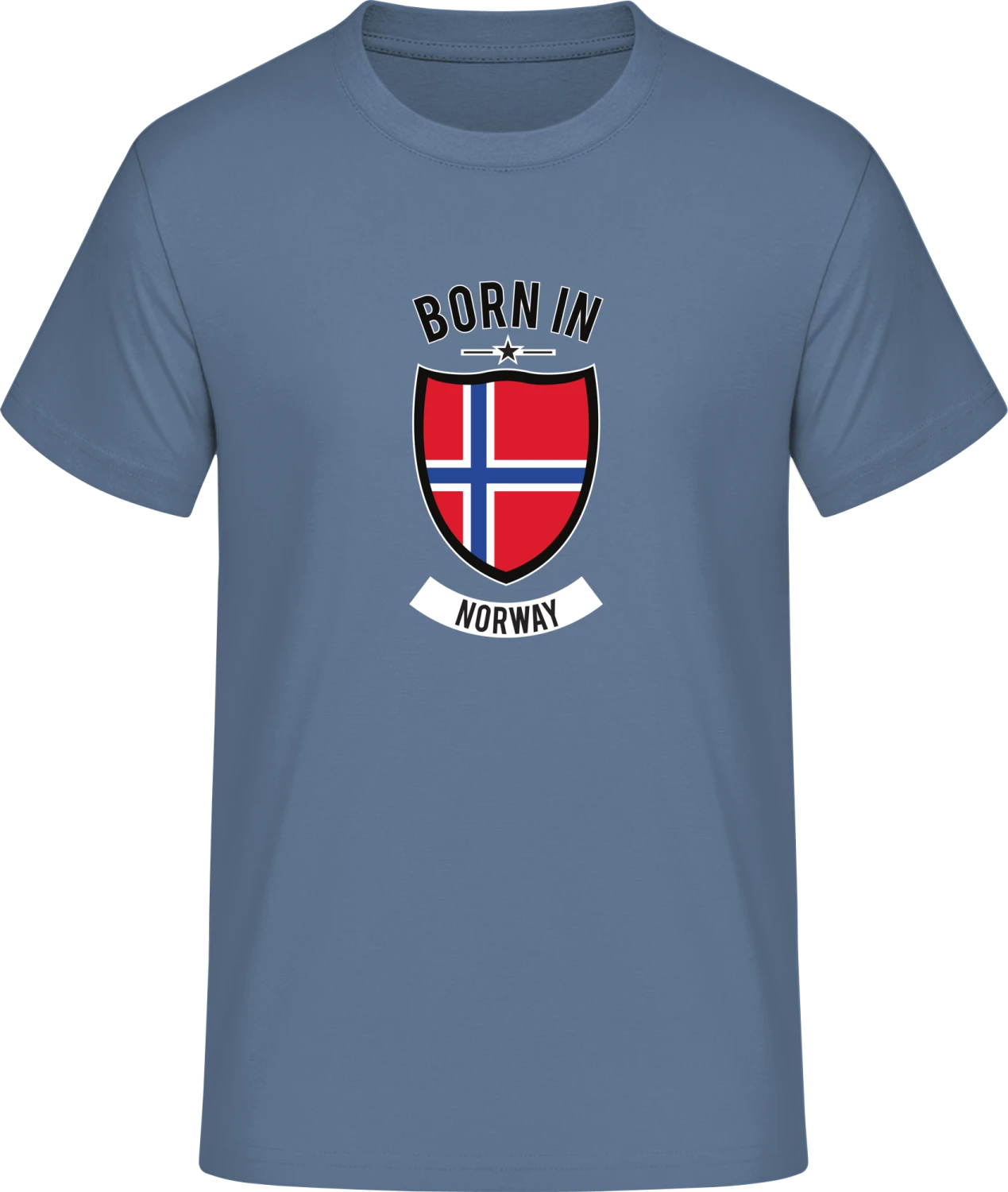 Born in Norway - Front_Stein Blau