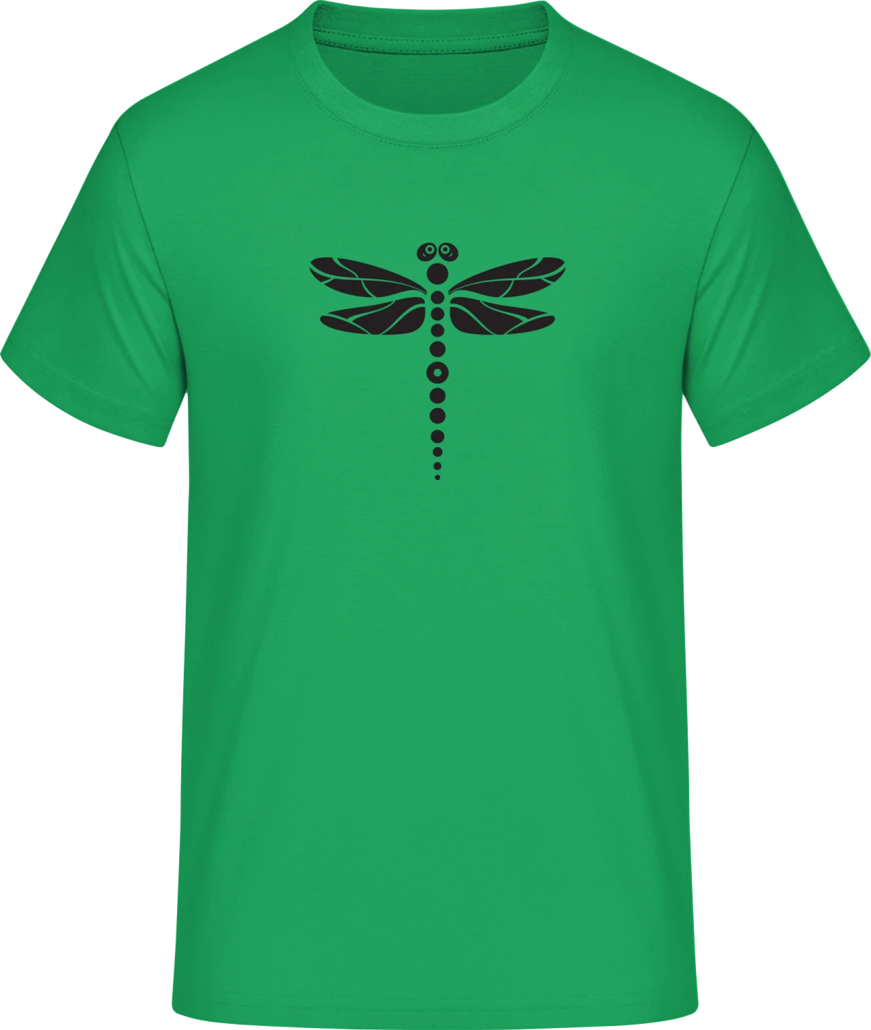 Dragonfly Illustration - Front_Kelly Green