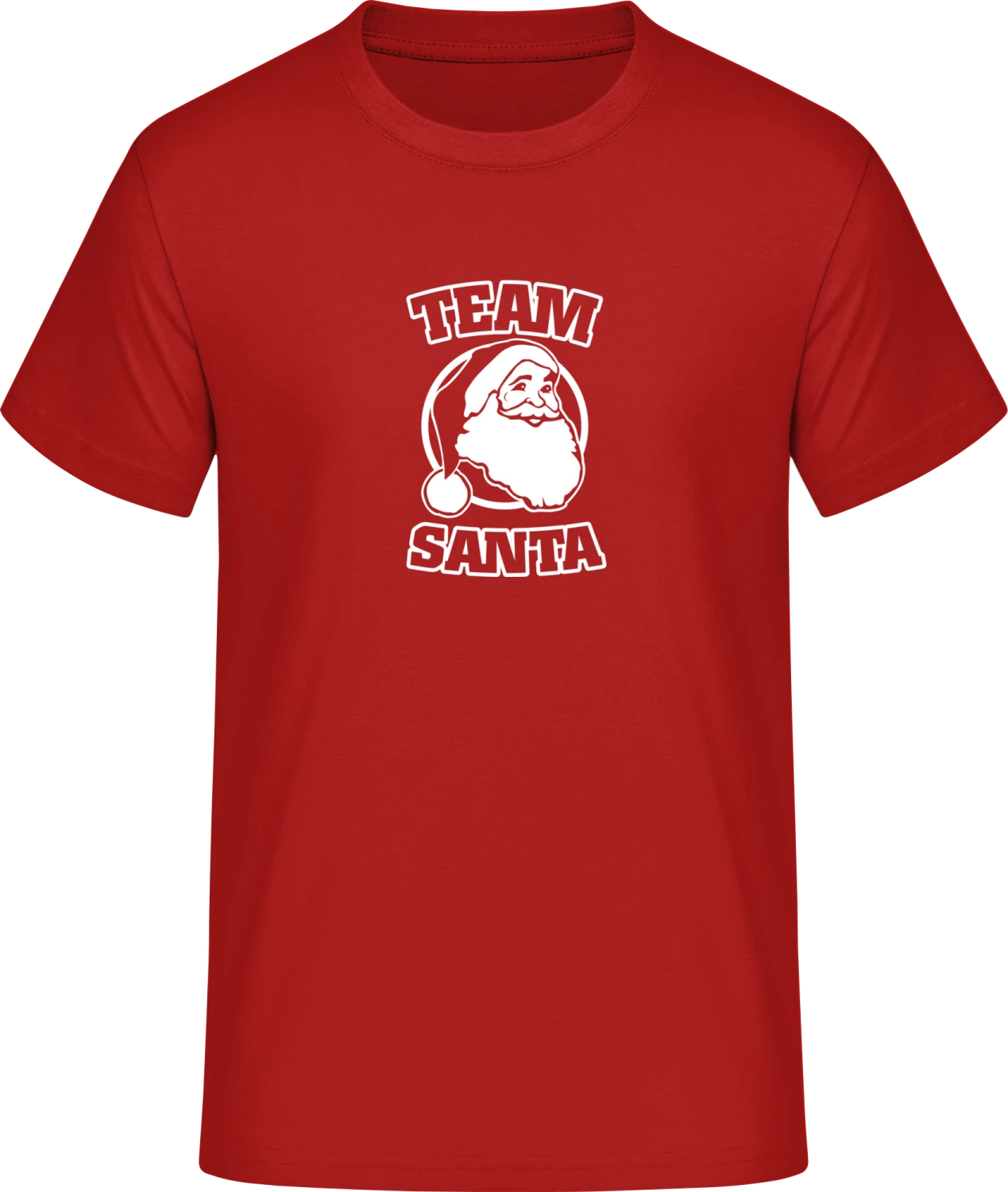 Team Santa - Red #E190 T-Shirt - Front