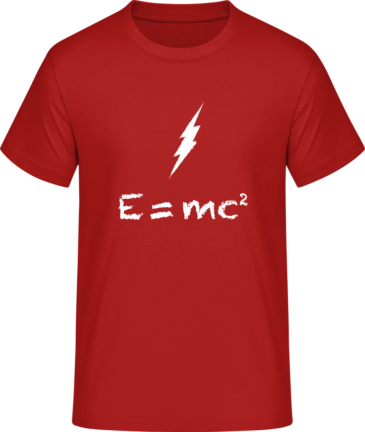 Energy Flash EMC2 - Red #E190 T-Shirt - Front