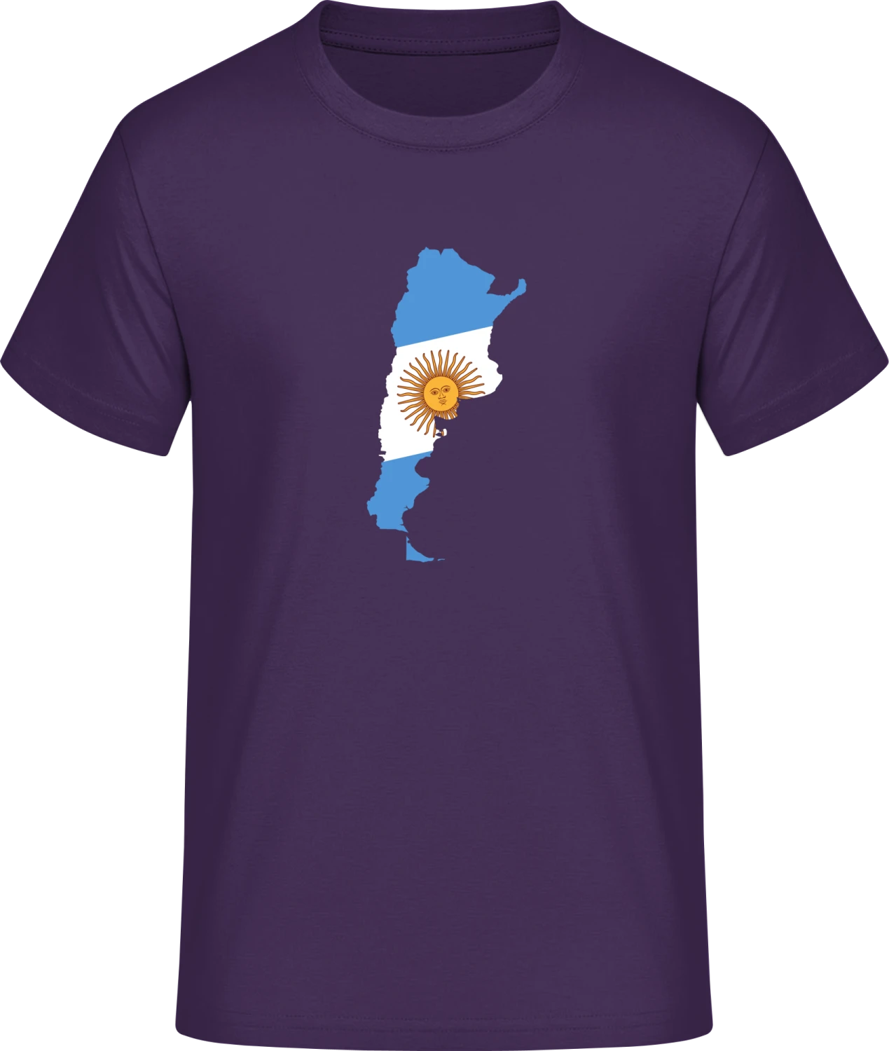 Argentina Map - Front_Urban purple