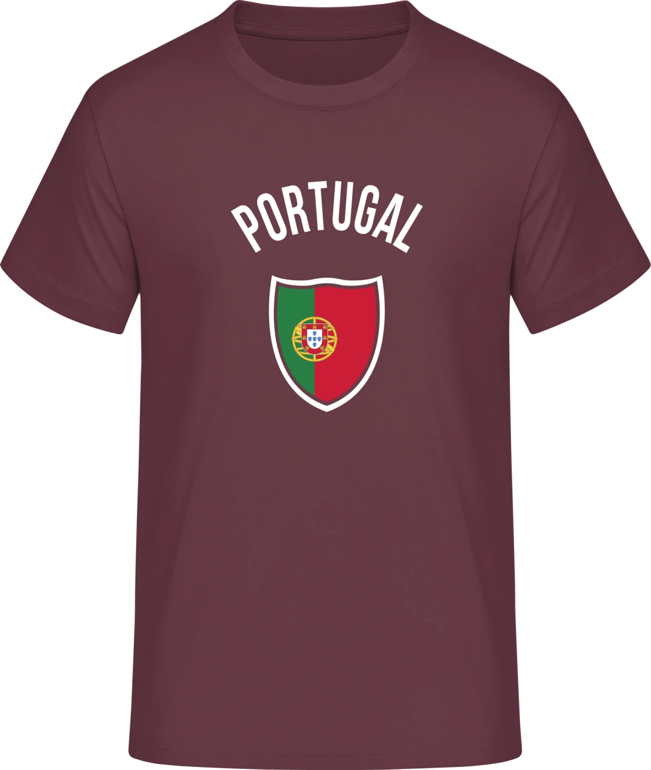 Portugal Fan - Front_Burgundy