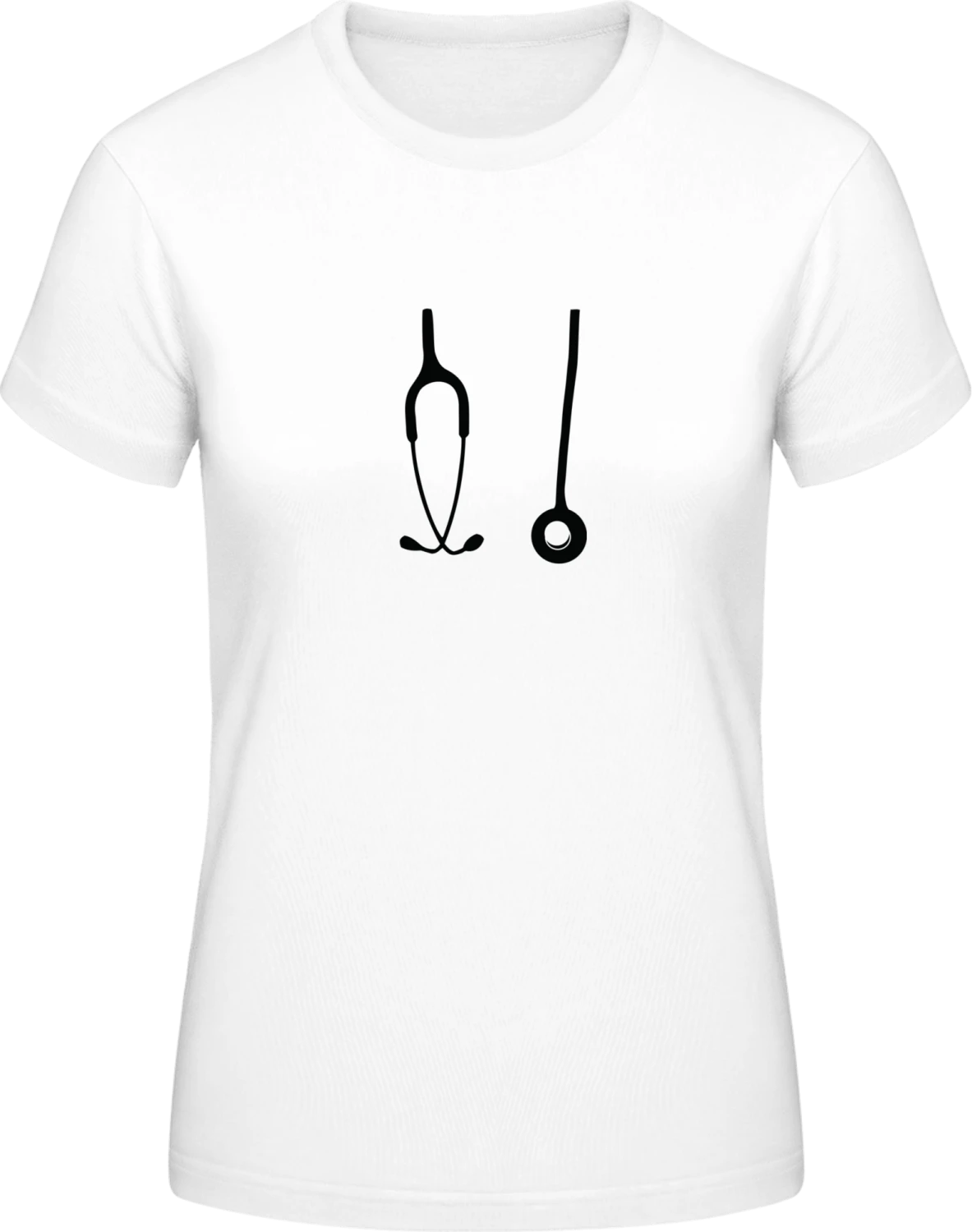 Doctor Effect - White #E190 women T-Shirt - Front