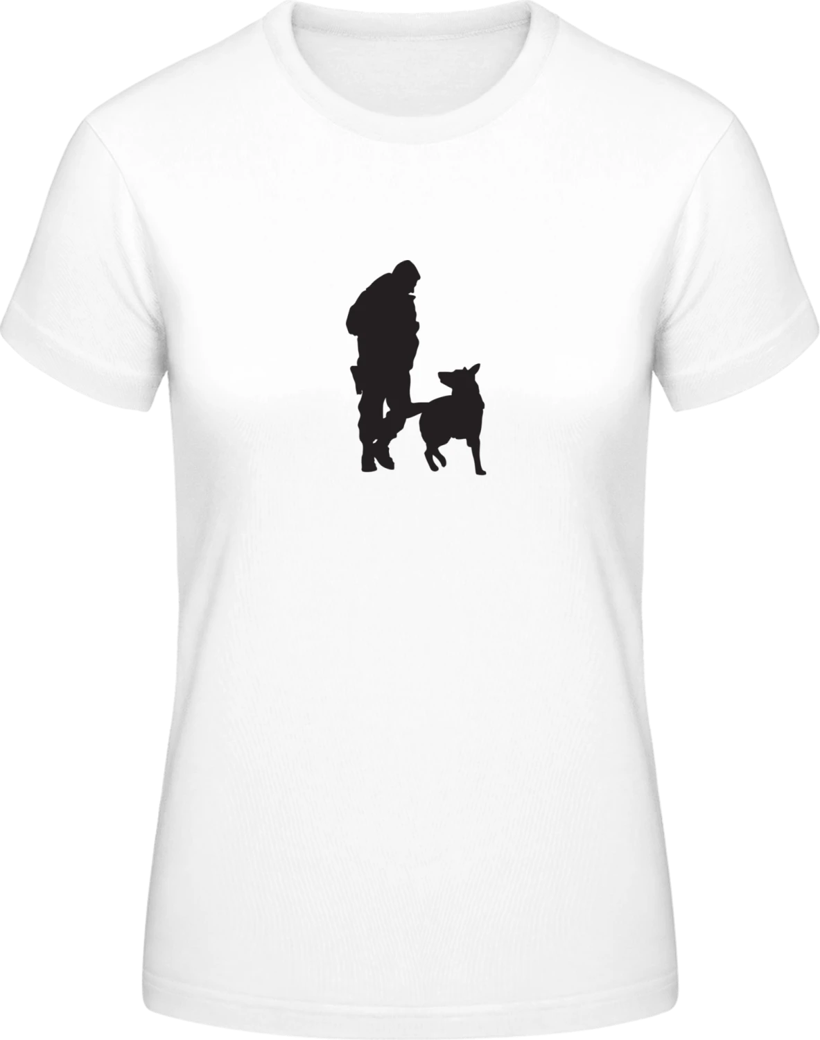 Polizeihund - White #E190 women T-Shirt - Front