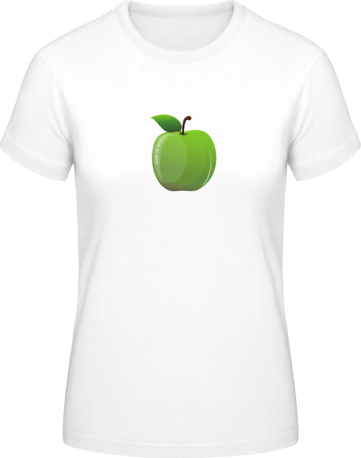 Grüner Apfel - White #E190 women T-Shirt - Front