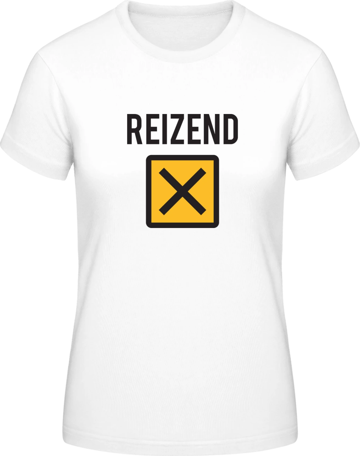 Reizend Warnzeichen - White #E190 women T-Shirt - Front