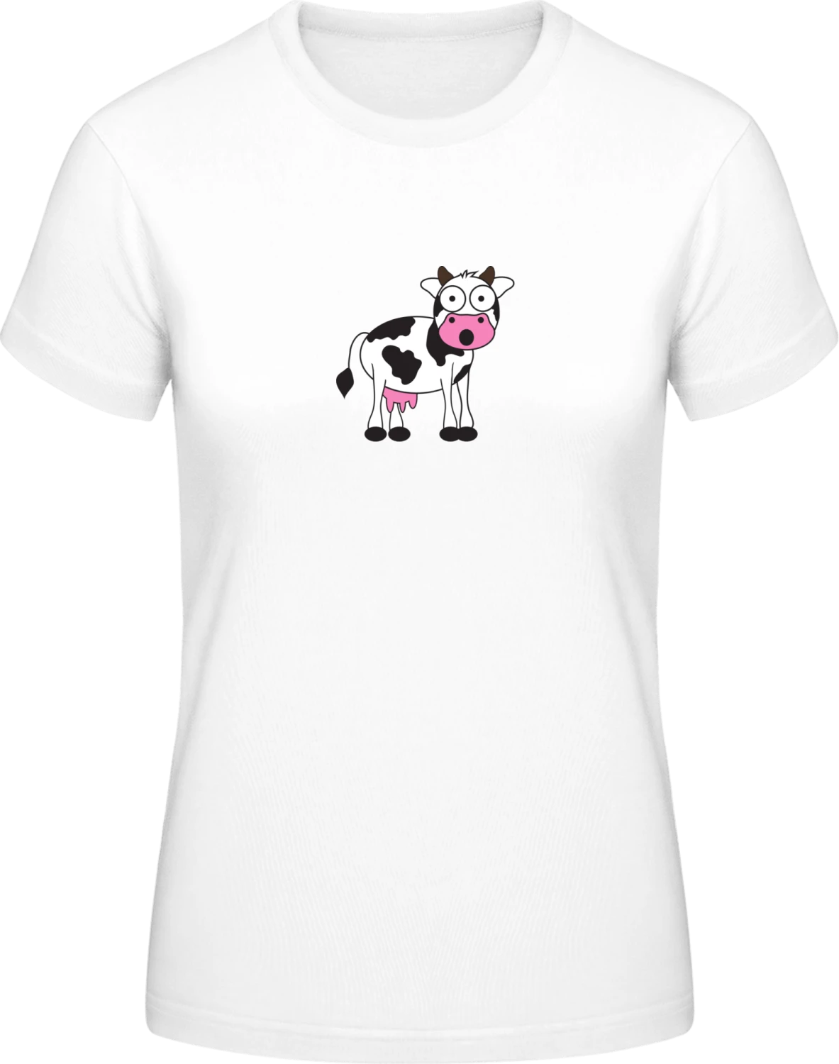 Cow Boeeee - White #E190 women T-Shirt - Front