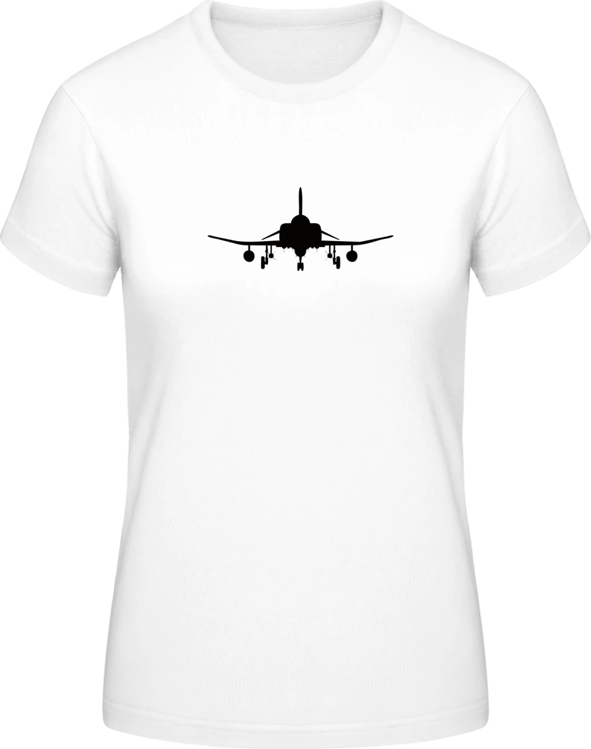 Jet Air Force - White #E190 women T-Shirt - Front