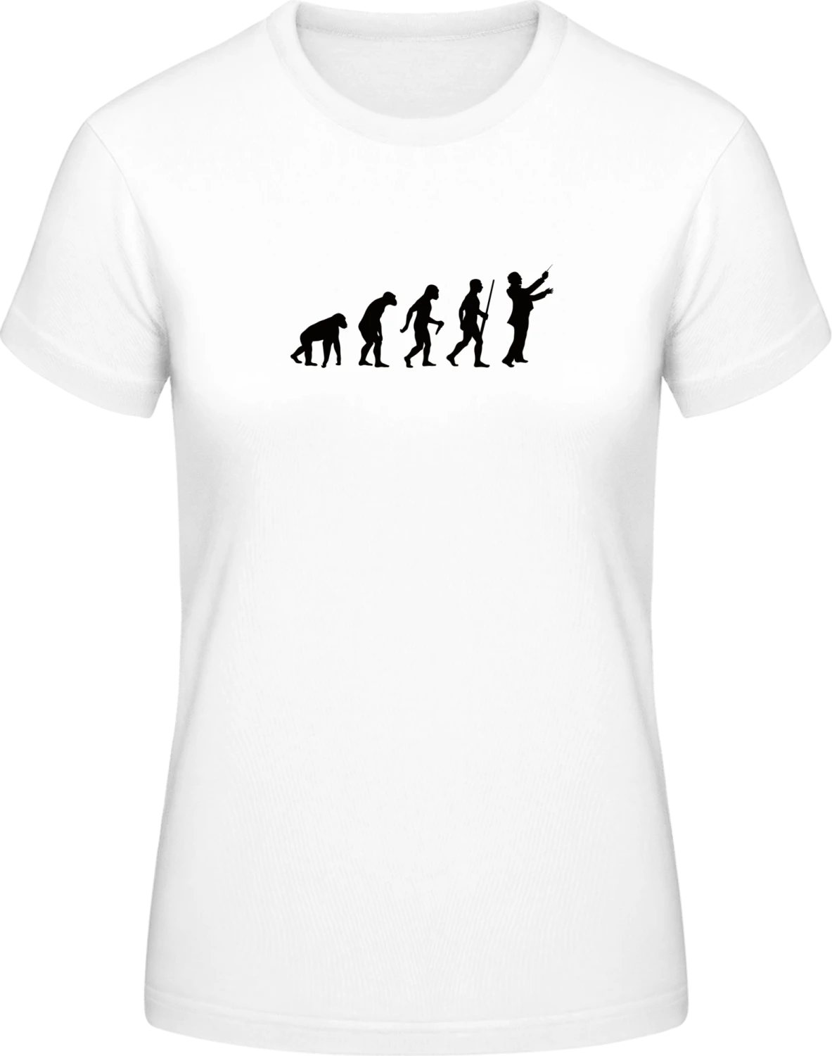 Conductor Evolution - White #E190 women T-Shirt - Front