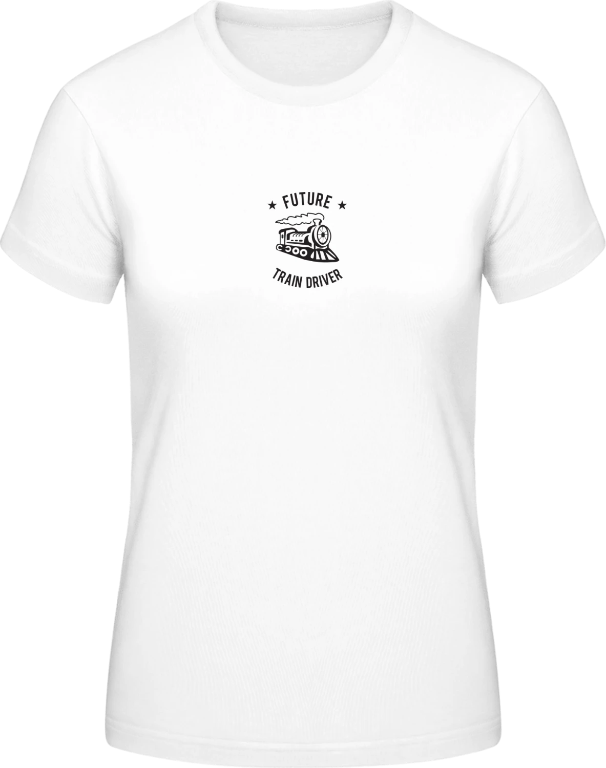 Future Train Driver - White #E190 women T-Shirt - Front