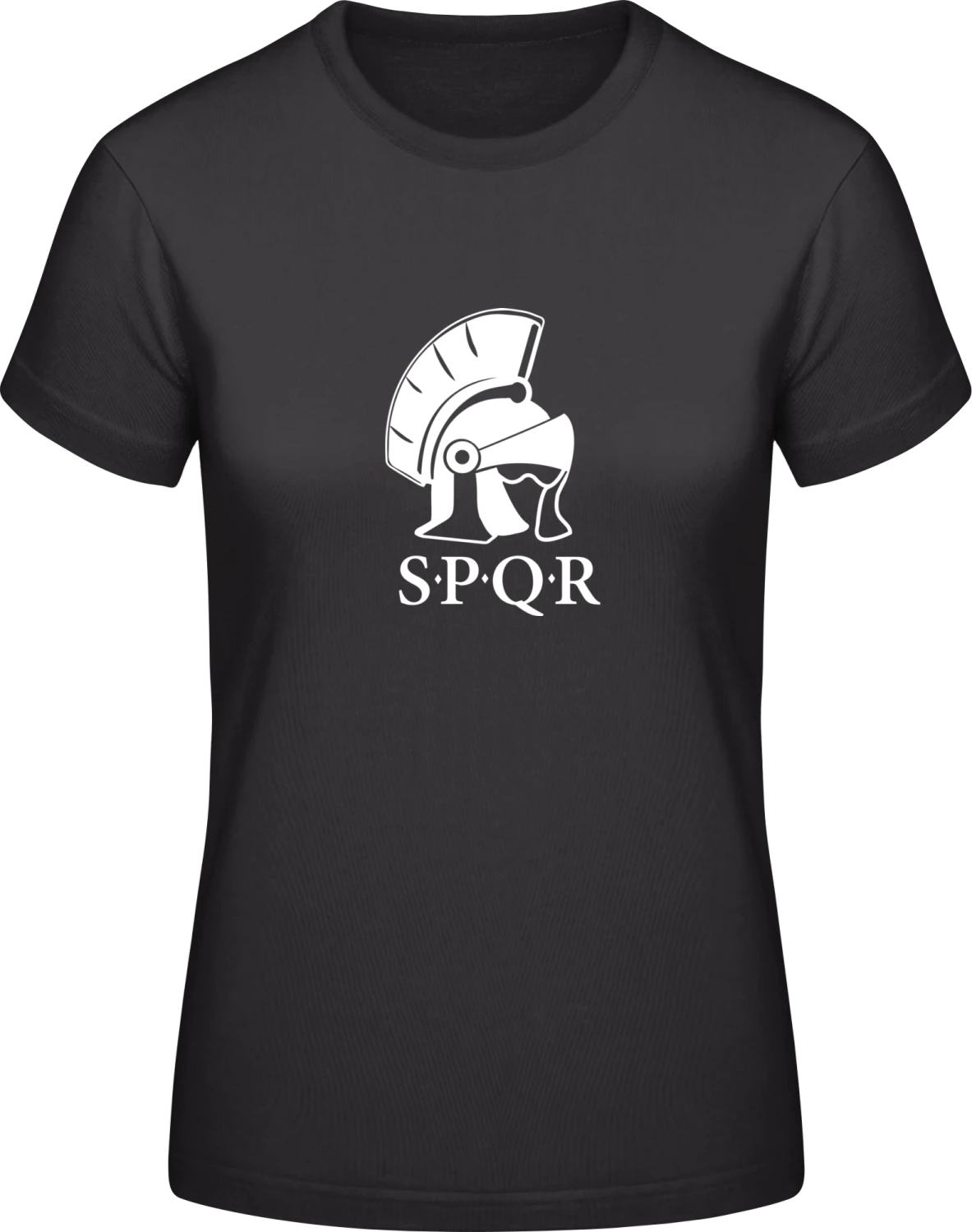 SPQR Roman - Black #E190 women T-Shirt - Front