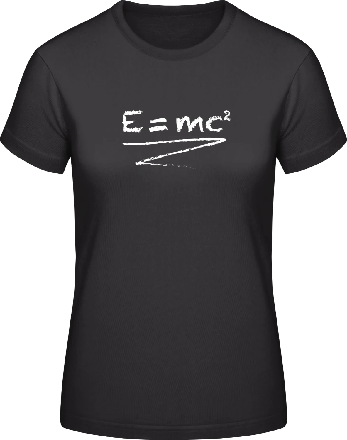 E MC2 Energy Formula - Black #E190 women T-Shirt - Front