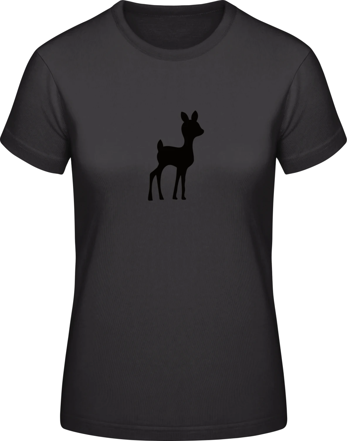 Rehkitz - Black #E190 women T-Shirt - Front