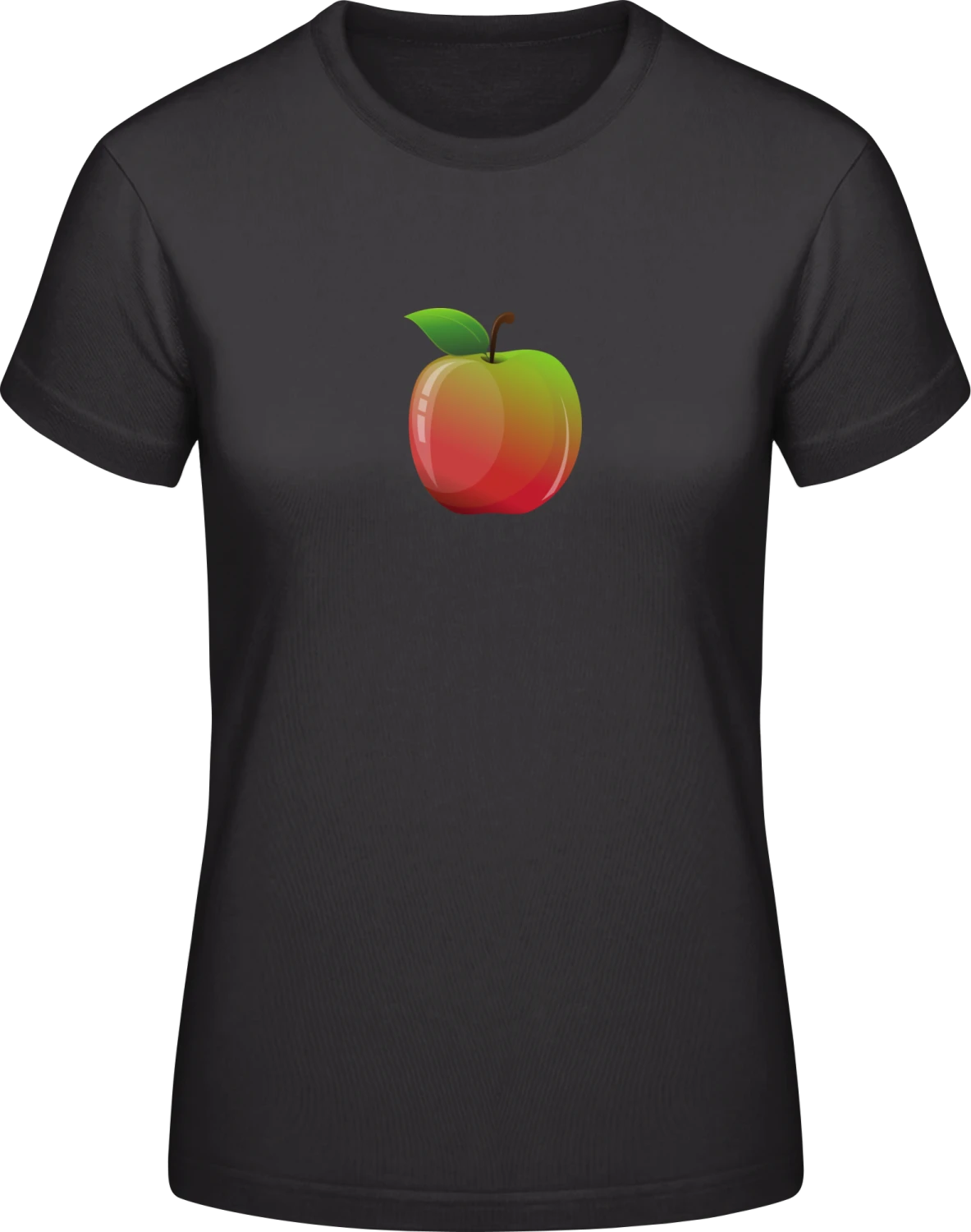 Apfel - Black #E190 women T-Shirt - Front