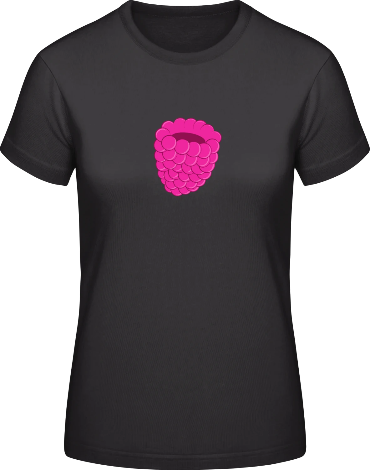 Himbeere - Black #E190 women T-Shirt - Front