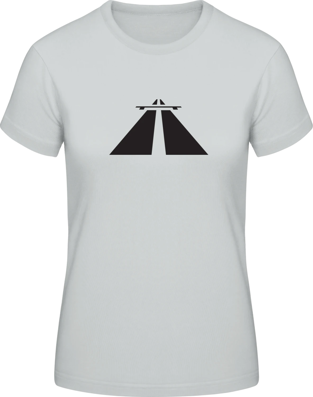 Autobahn - Pacific grey #E190 women T-Shirt - Front