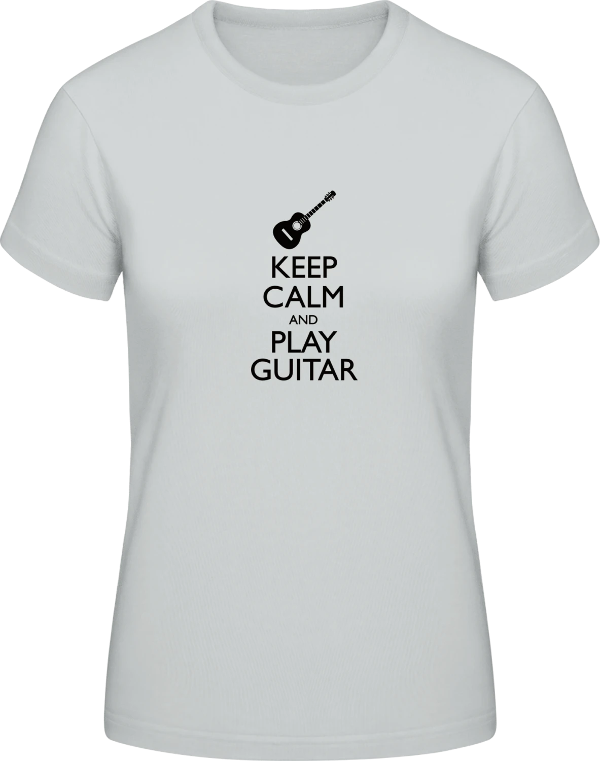 Keep Calm And Play Guitar - Pacific grey #E190 women T-Shirt - Front