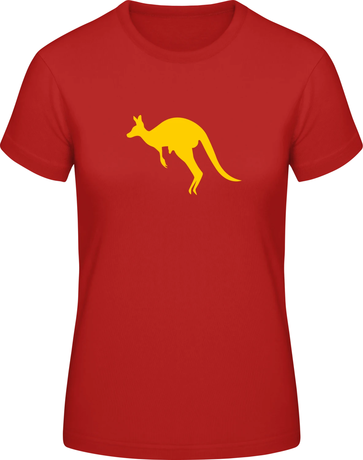 Känguru - Red #E190 women T-Shirt - Front