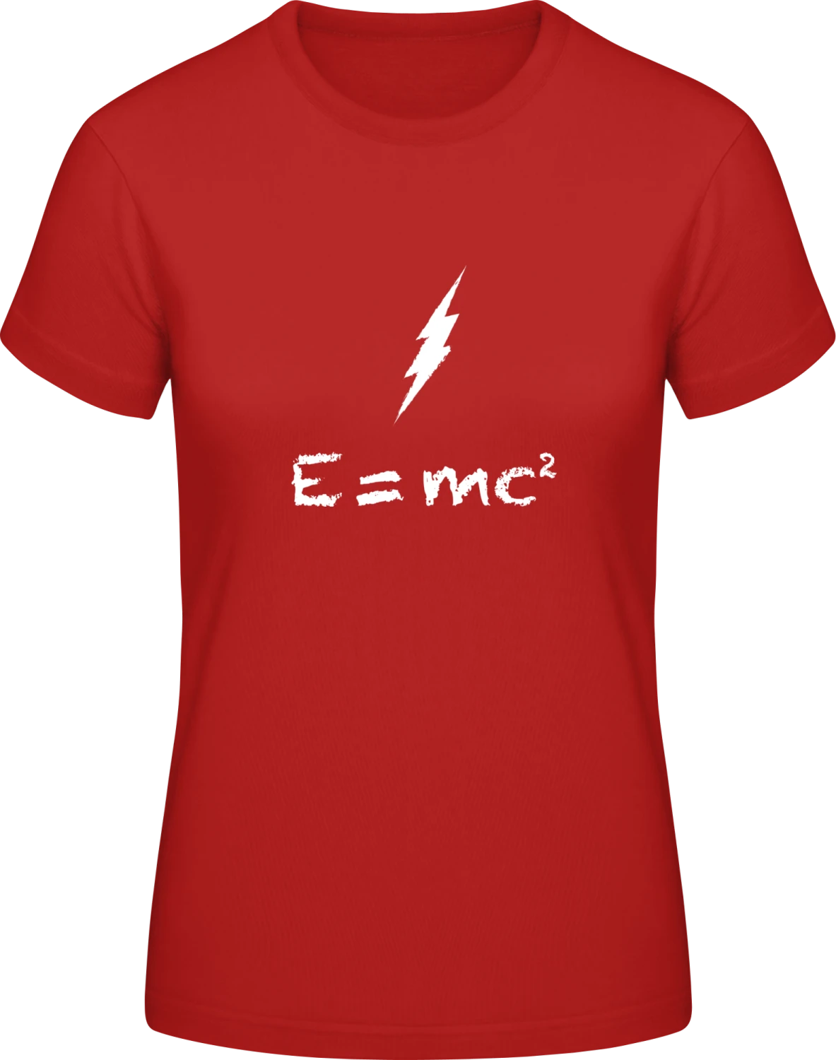 Energy Flash EMC2 - Red #E190 women T-Shirt - Front