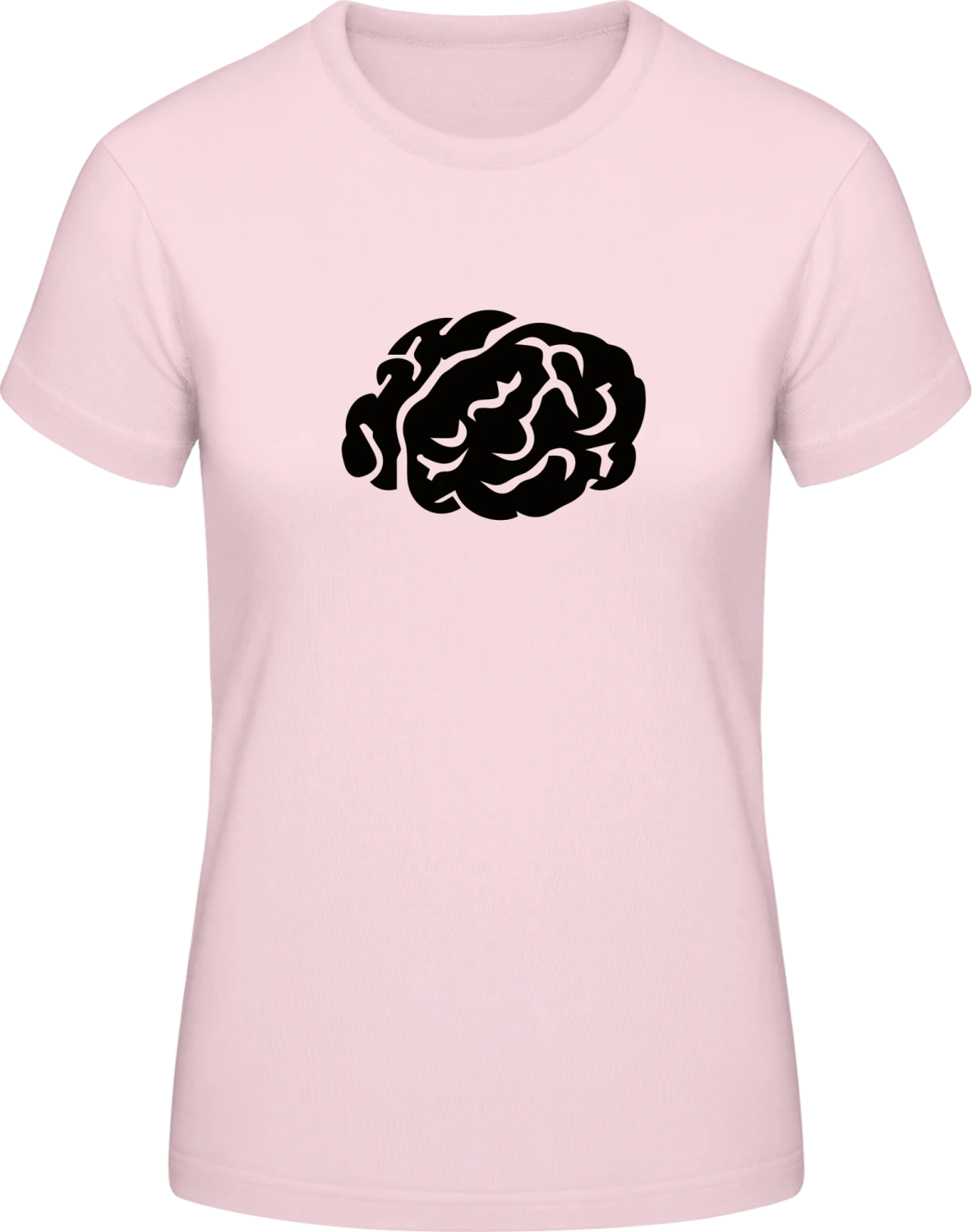 Brain - Orchid pink #E190 women T-Shirt - Front