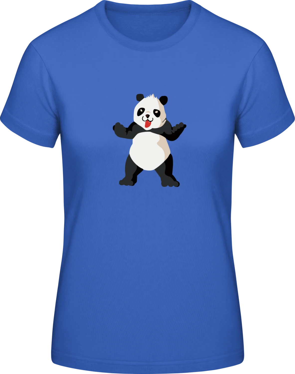 Laughing Panda - Front_Royalblau