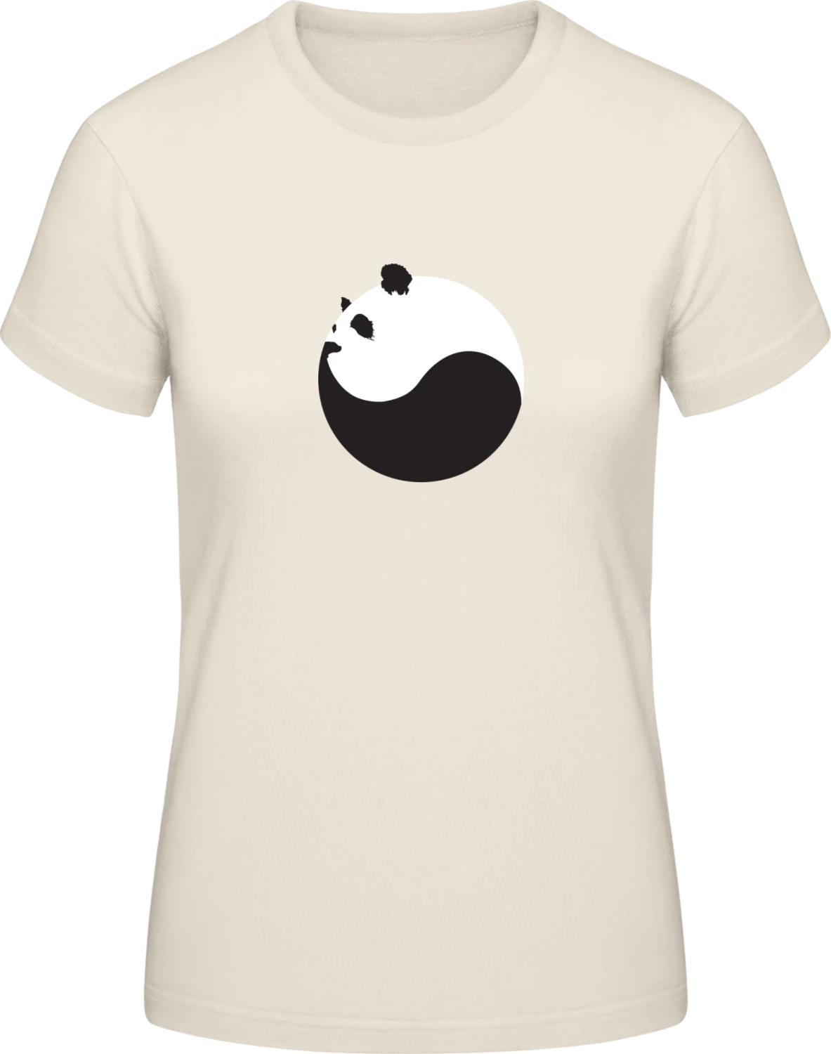 Ying Yang Panda Face - Front_Natural