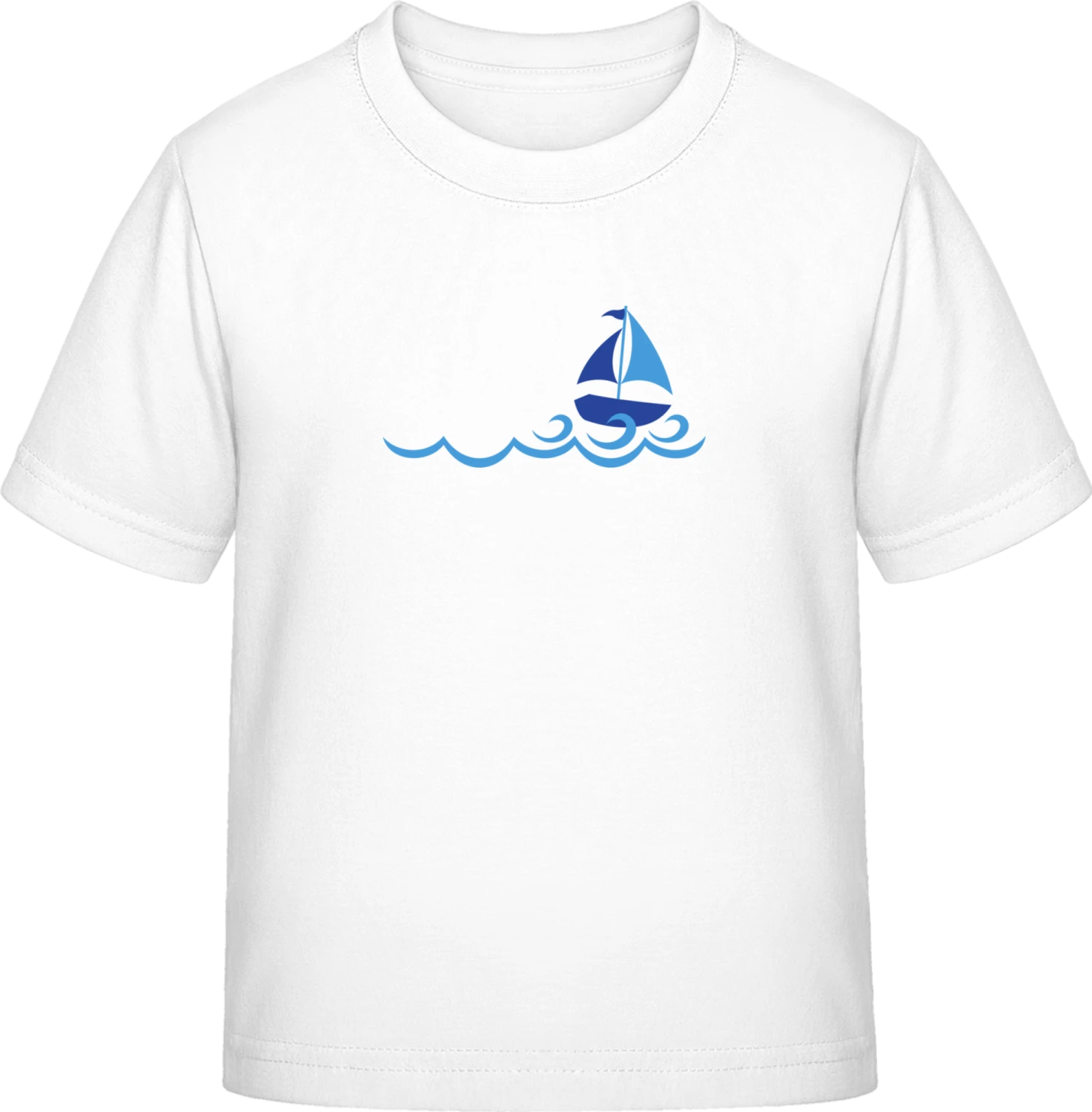 Sailboat On Waves - White Exact 190 Kids - Front