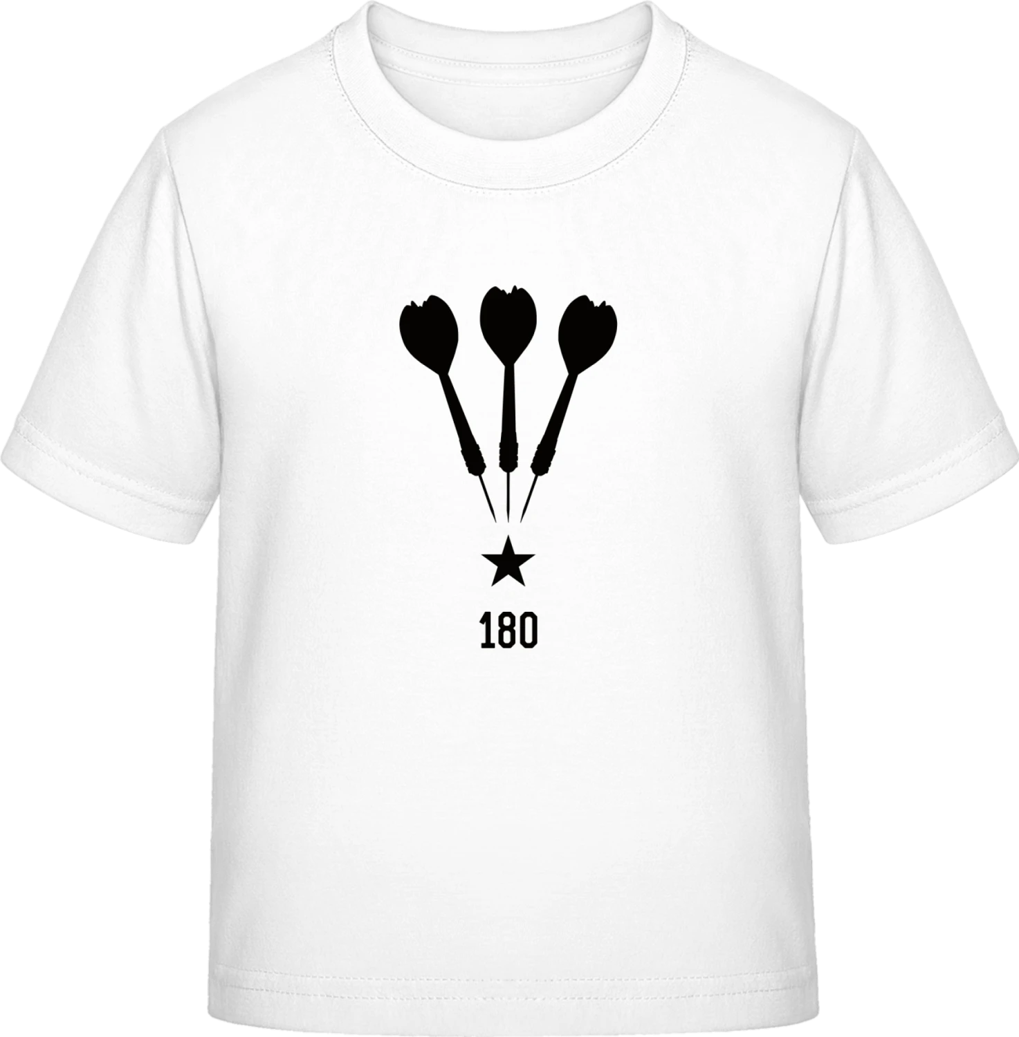 Darts 180 Star - White Exact 190 Kids - Front