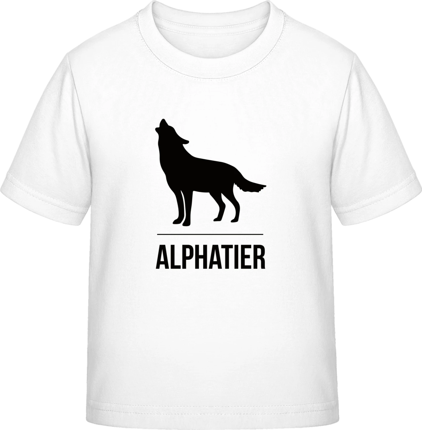 Alphatier - White Exact 190 Kids - Front